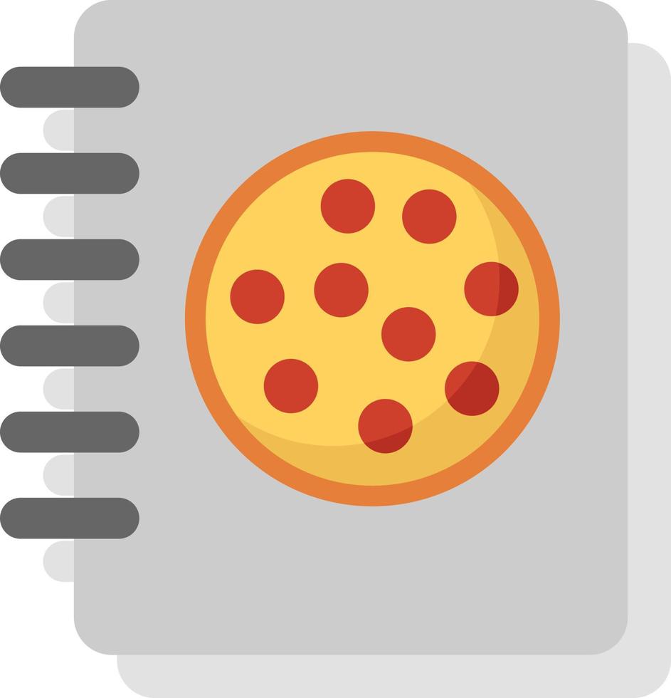 Pizza menu, illustration, vector on a white background