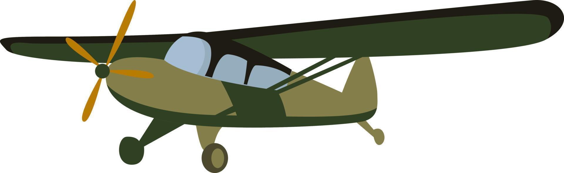 avión de enlace, ilustración, vector sobre fondo blanco