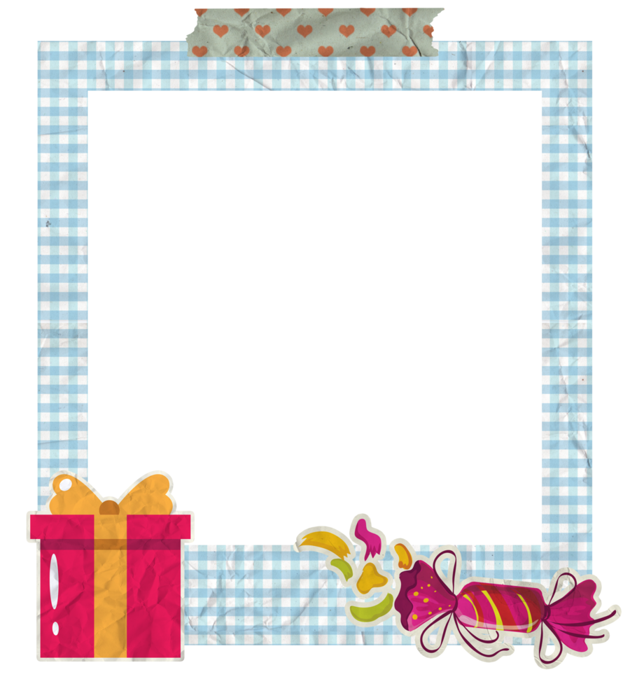 Creative Birthday Photo Frame png