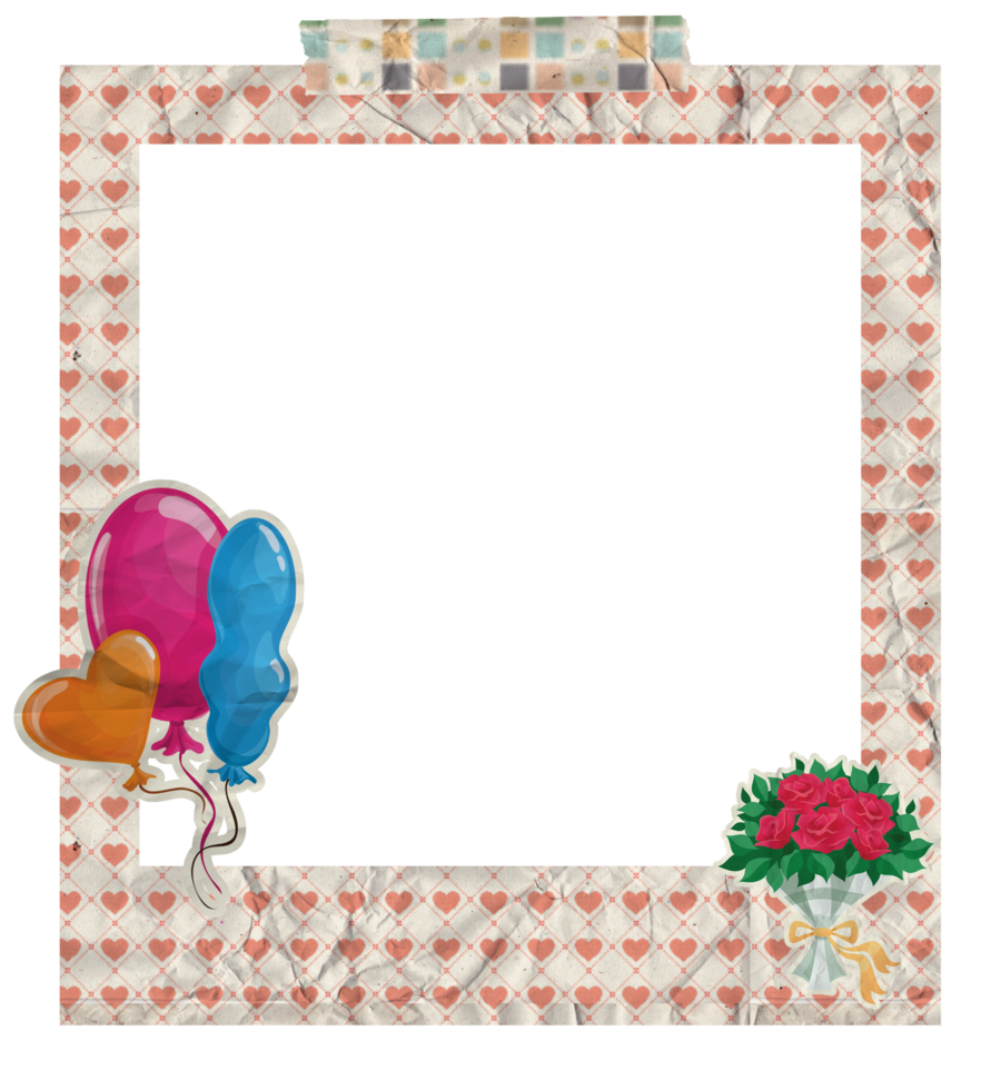 Creative Birthday Photo Frame png