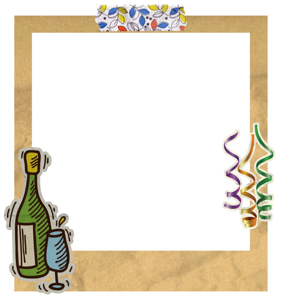 Creative Birthday Photo Frame png