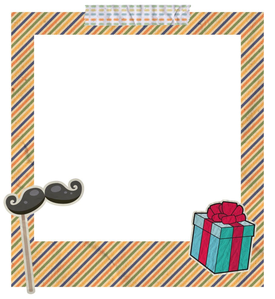 Creative Birthday Photo Frame png