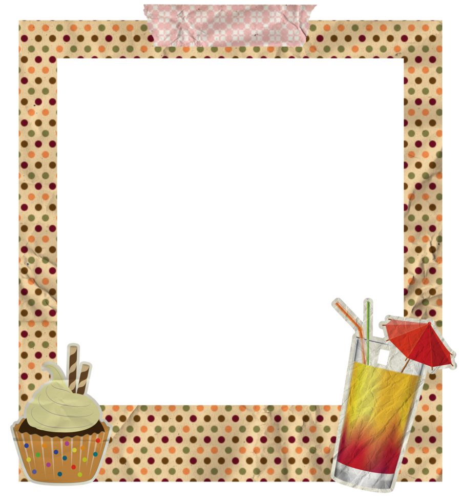 Creative Birthday Photo Frame png