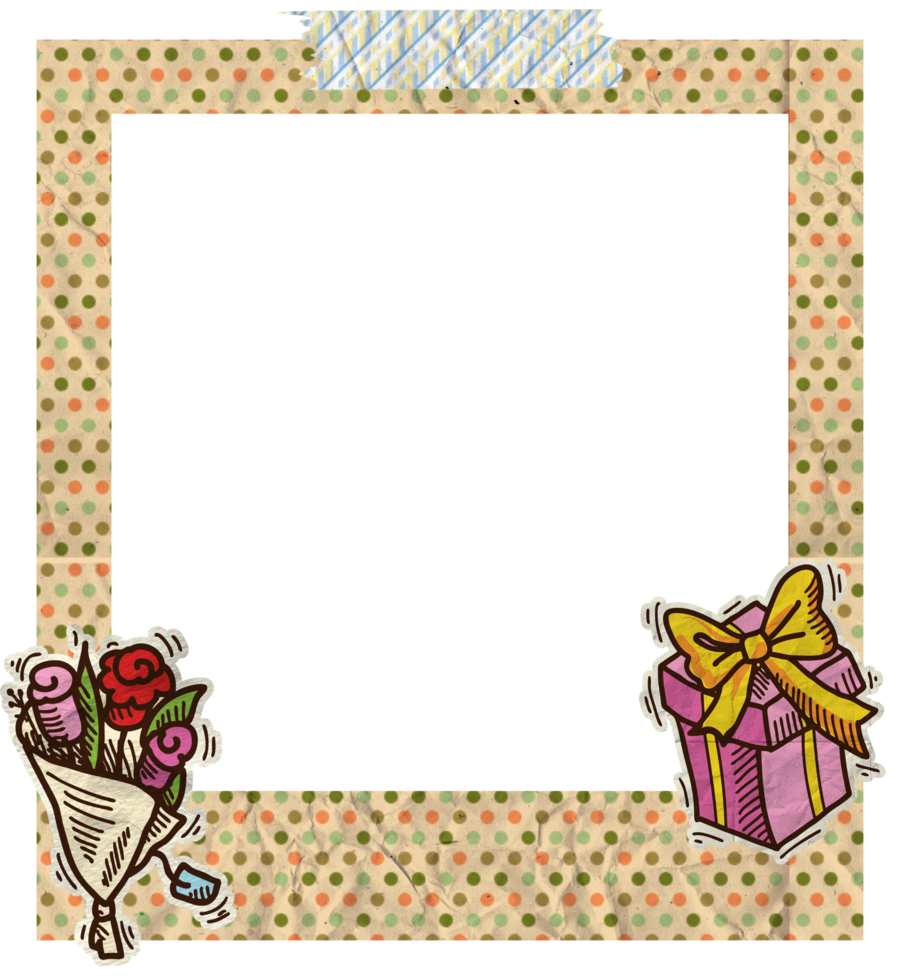 Creative Birthday Photo Frame png