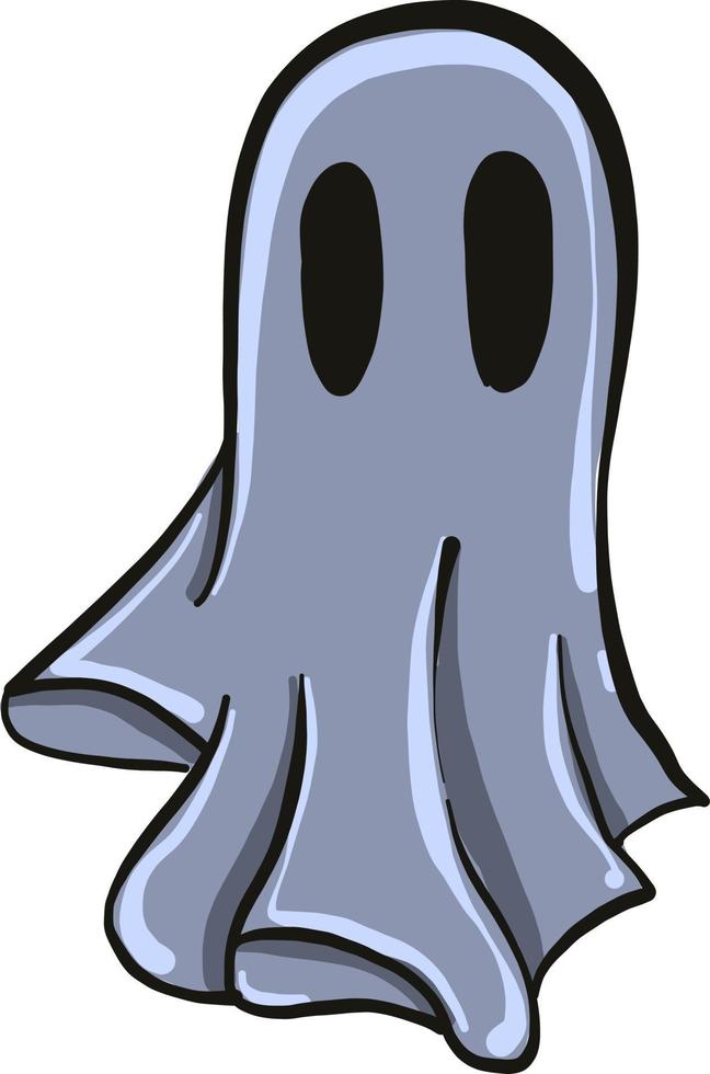 Ghosty toy ,illustration,vector on white background vector