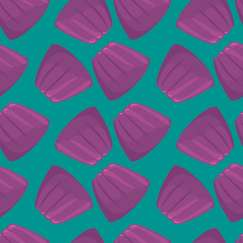 Jelly pattern, illustration, vector on white background