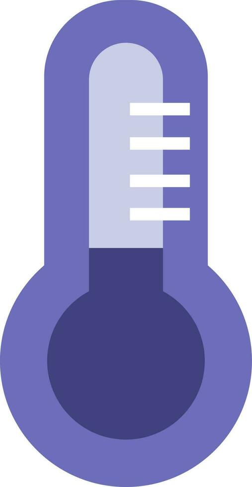Cold weather meter, illustration, vector on white background.
