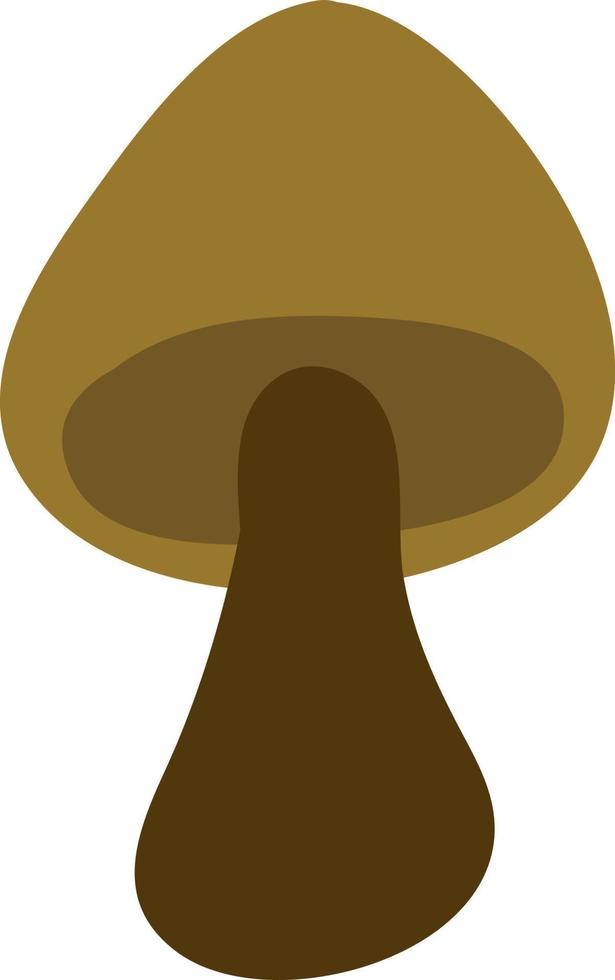 Forest mushroom, illustration, vector on a white background.