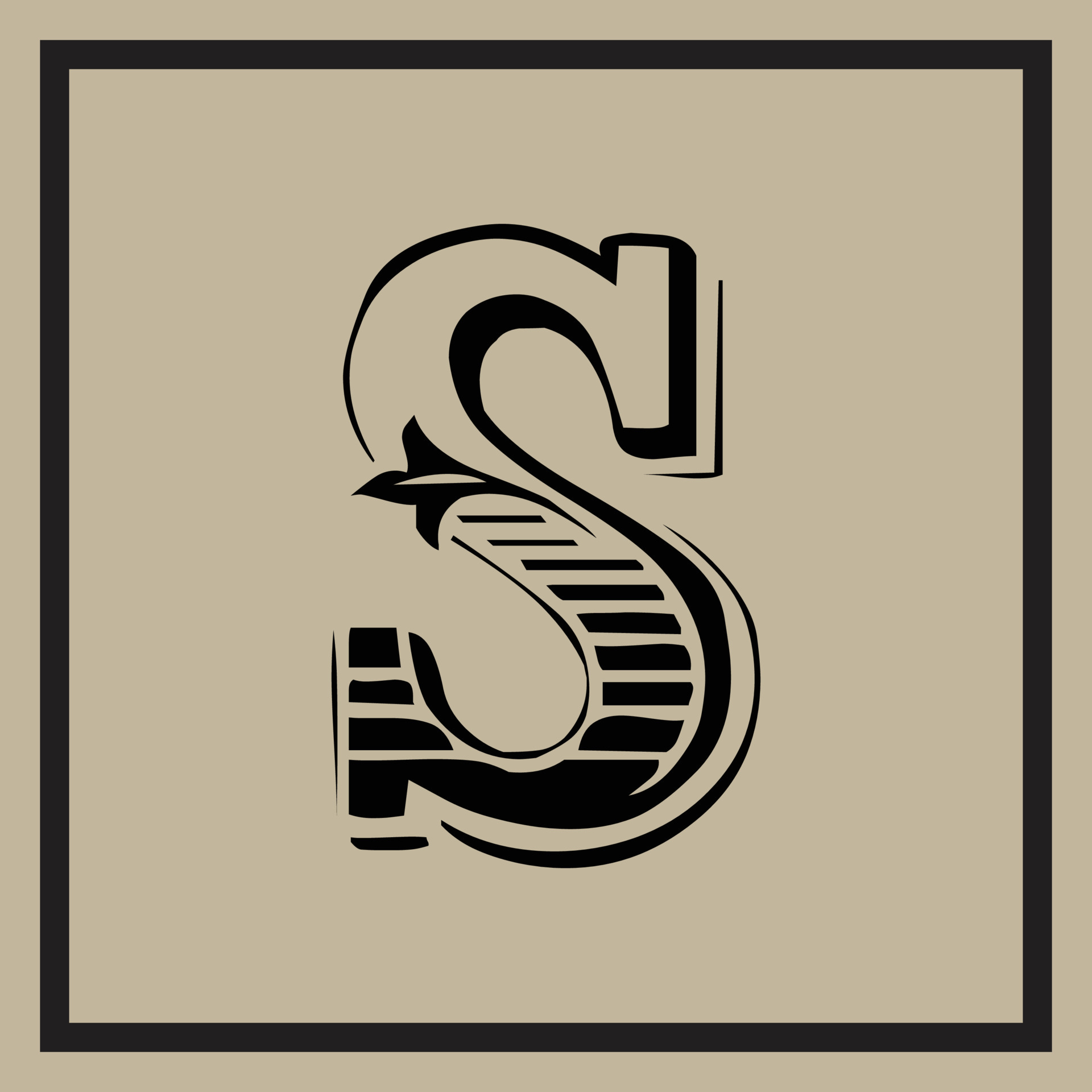 Floral Letter S Fancy Monogram Vintage Ornament Initial Alphabet floral-letter-s-fancy-monogram-vintage-ornament-initial-alphabet