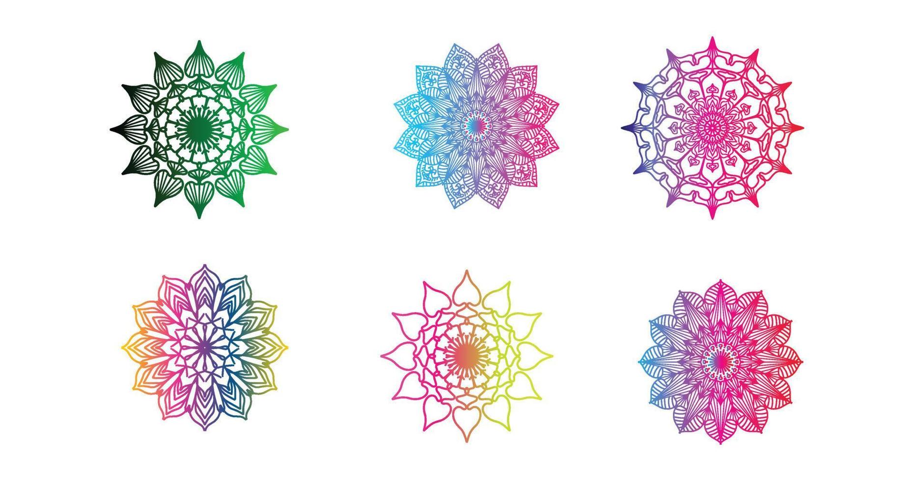 colorful mandala , set mandala,Mandalas, Vintage decorative element, Oriental pattern, vector, Islam, Arabic, Indian, turkish, pakistan, chinese, ottoman motifs, luxury ornamental mandala vector