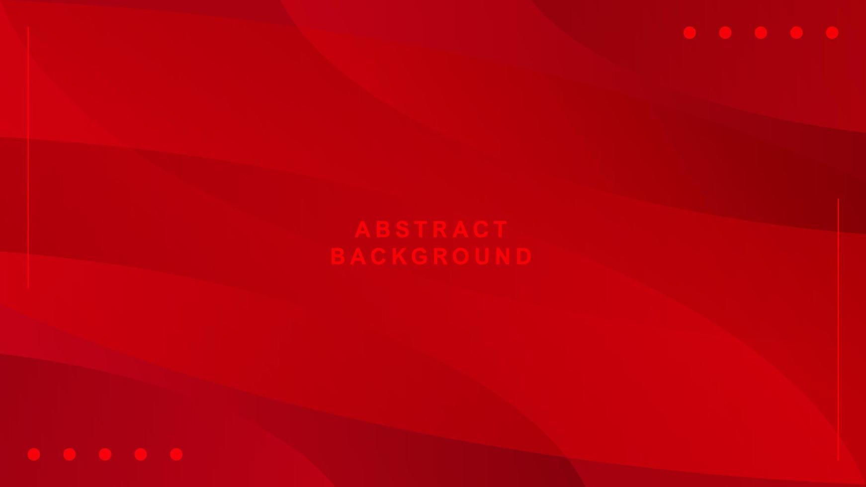 Vector red abstract fluid geometric gradient background