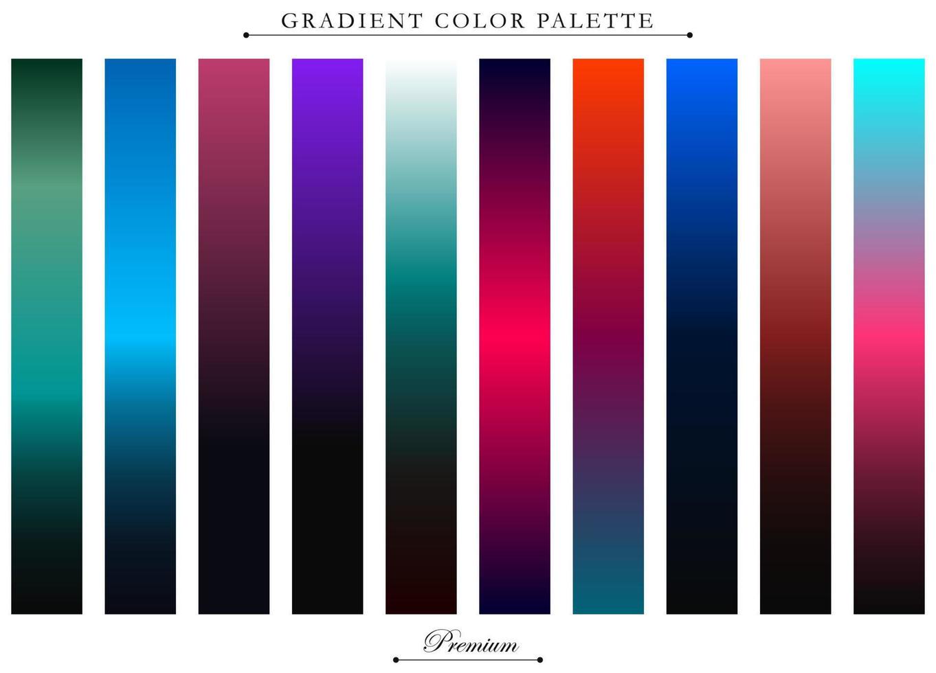 Color trend. An example of a color palette. Forecast of the future color trend. Neutral color. Vector graphics. Eps 10.