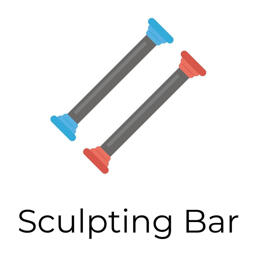Trendy Sculpting Bar vector