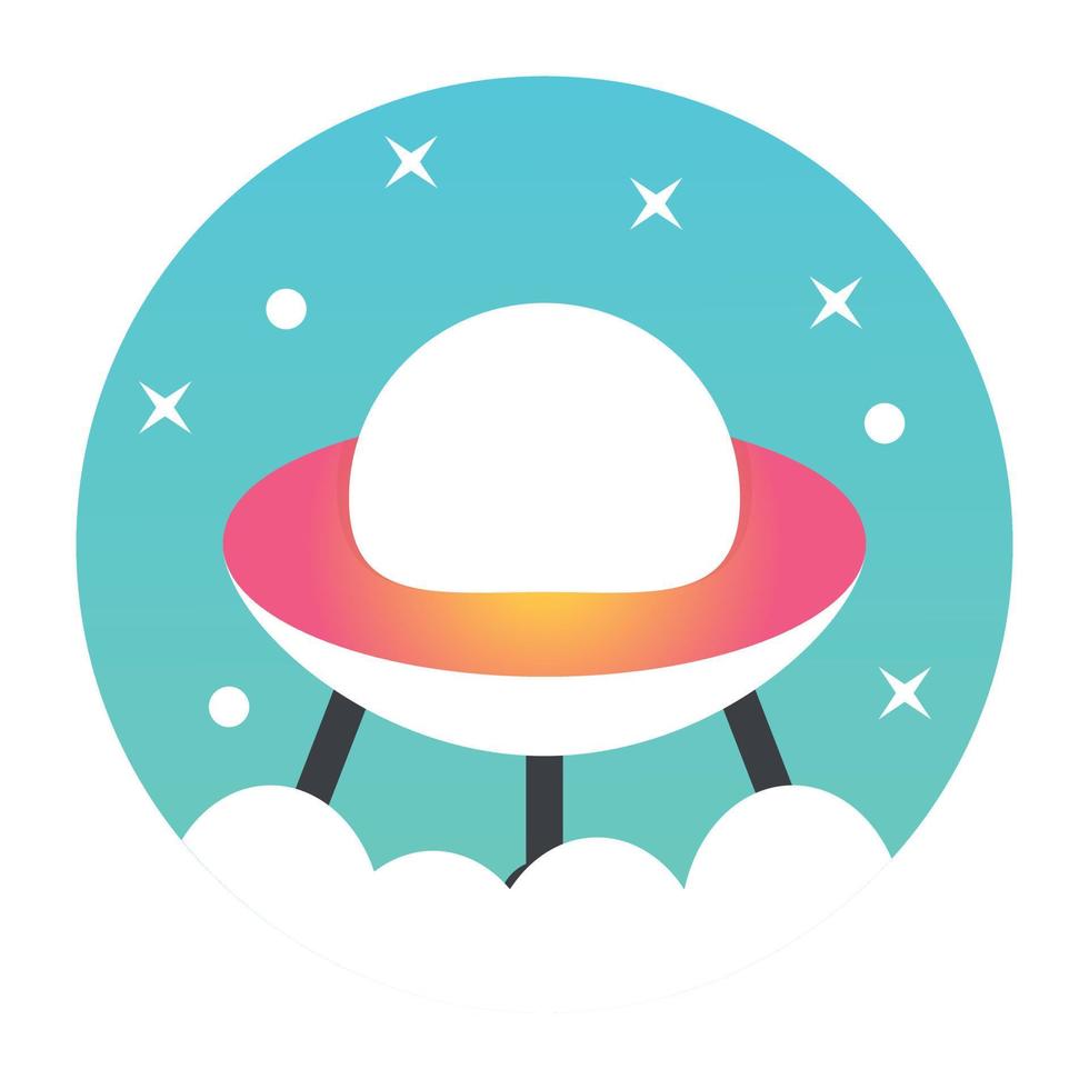 Trendy Space Shuttle vector