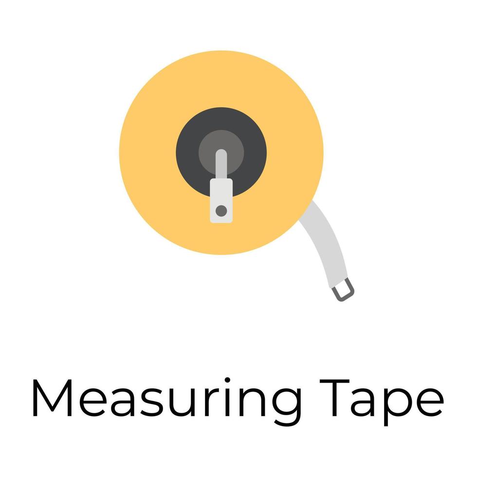 Trendy Measuring Tape vector