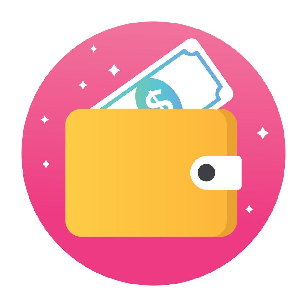 Trendy Wallet Concepts vector