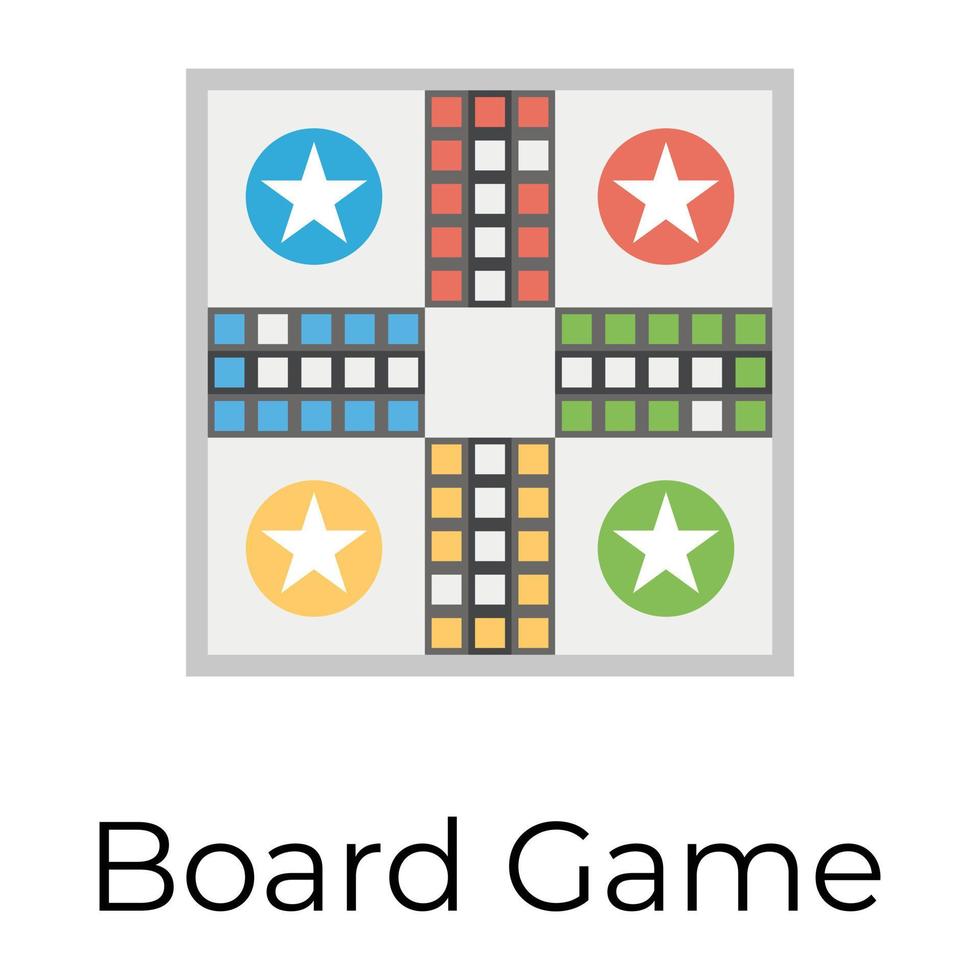 Trendy Board Game vector