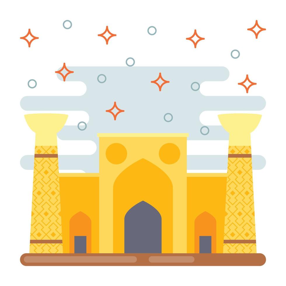 Sights of Uzbekistan vector