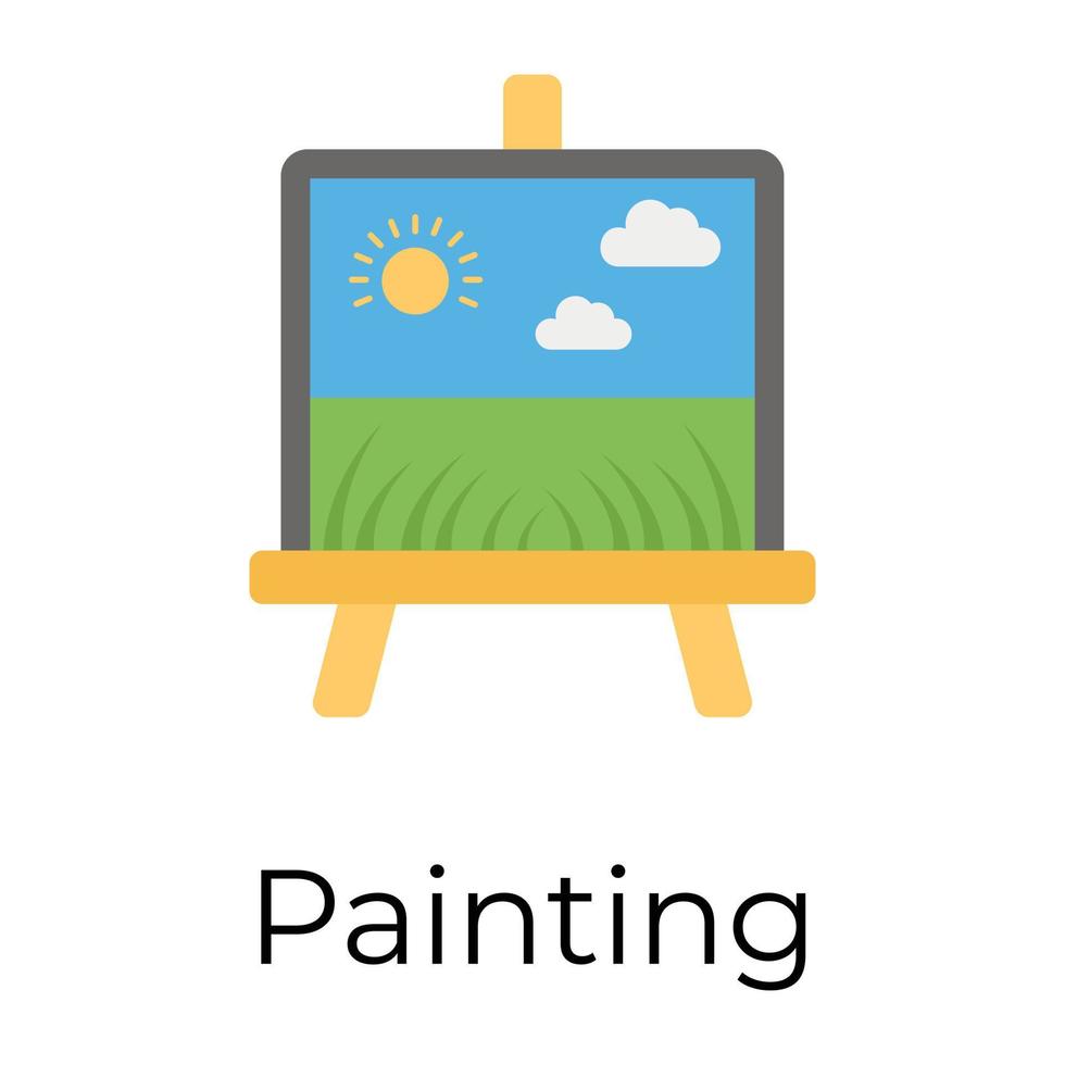 Trendy Painting Concepts vector