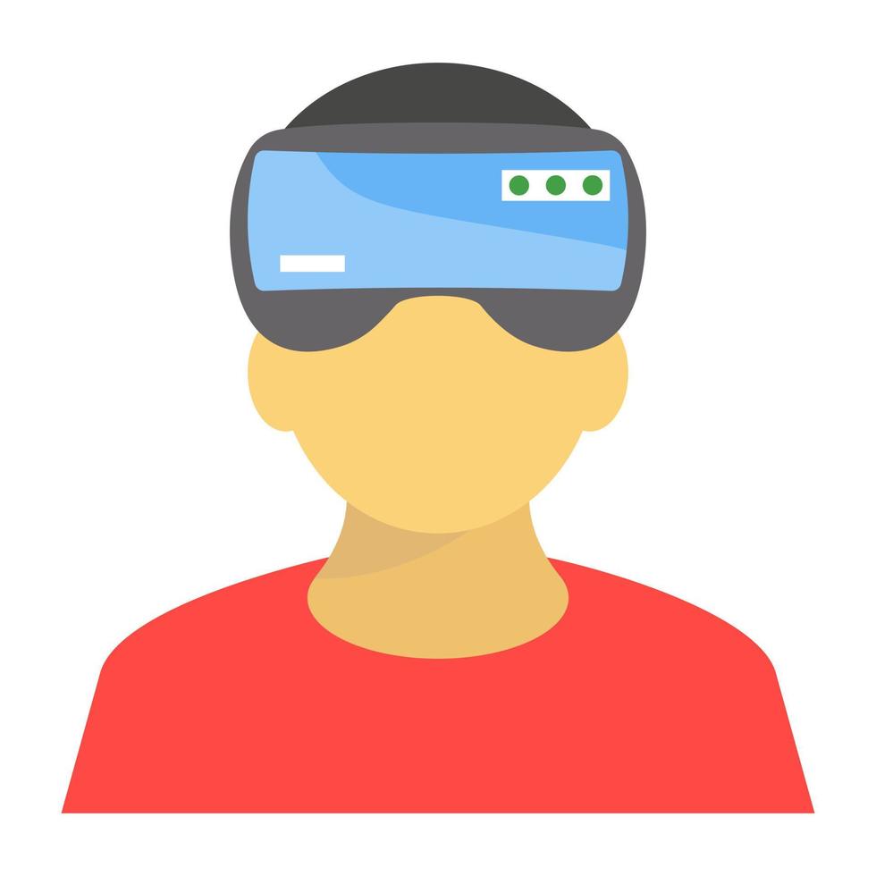 Trendy VR Goggles vector