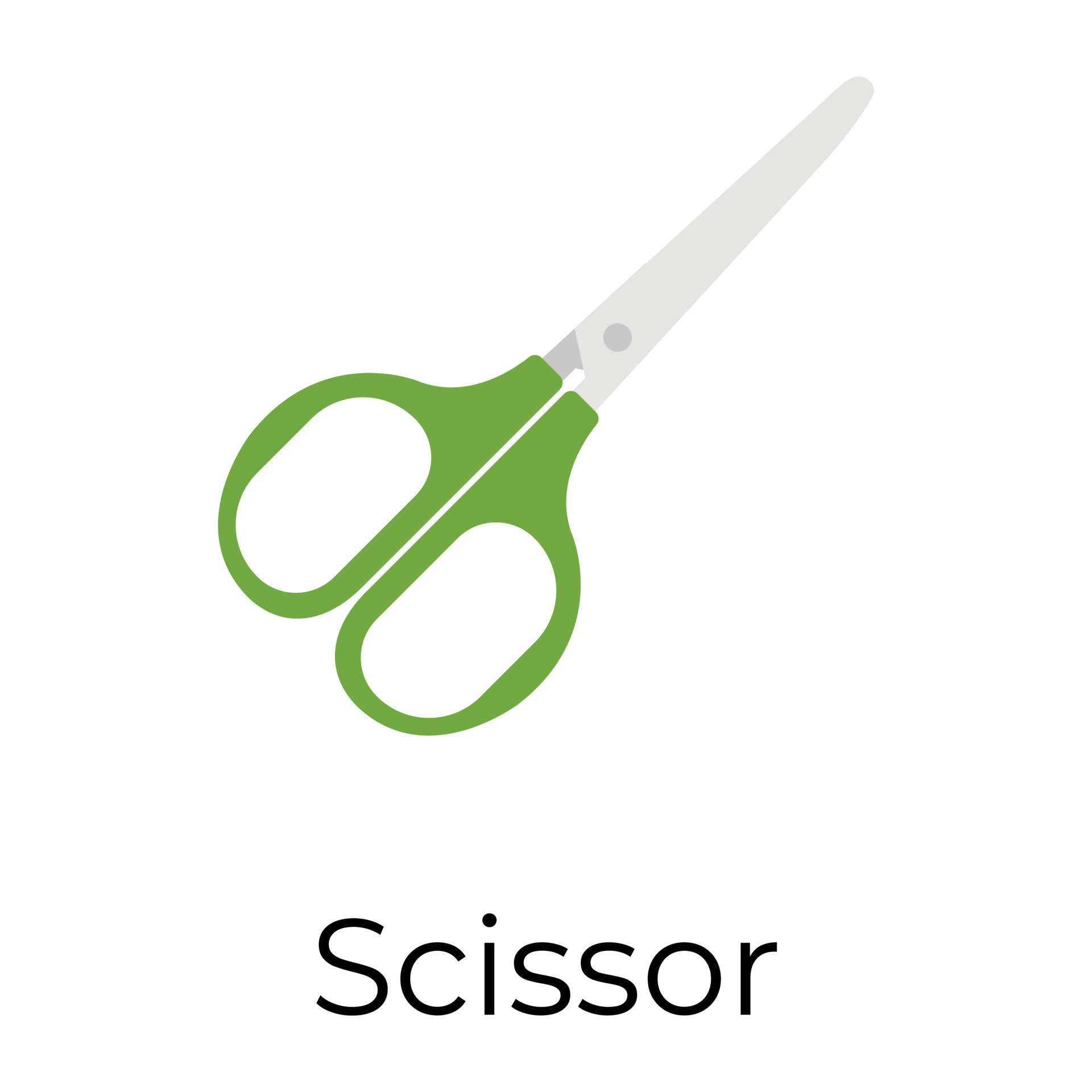 Trendy Scissor Concepts 13895500 Vector Art at Vecteezy