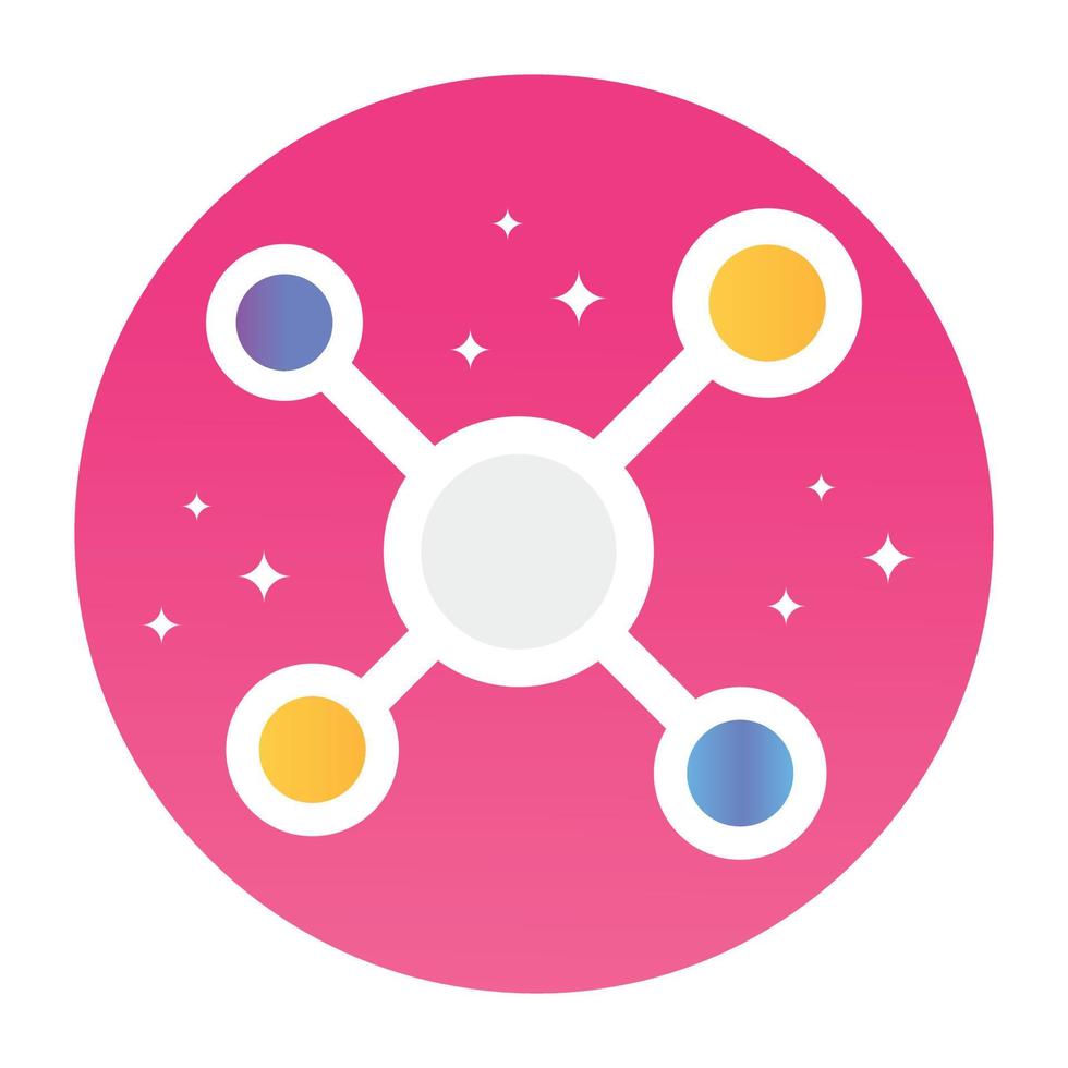 Trendy Network Concepts vector
