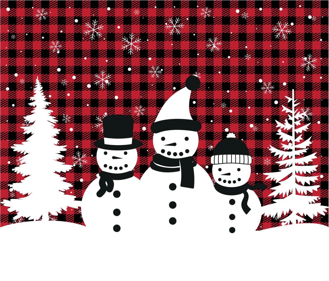 Christmas and New Year pattern at Buffalo Plaid. Festive background for design and print esp10 vector