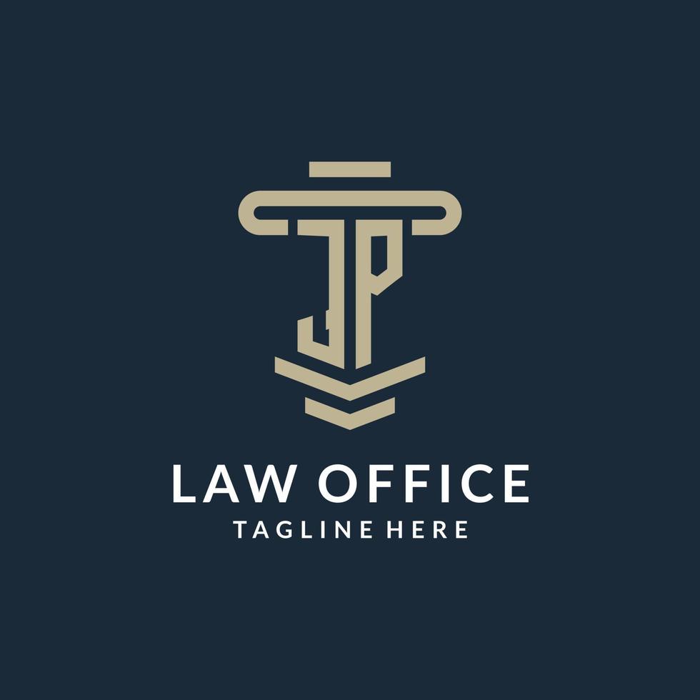 PM initial with pillar shape logo design, creative monogram logo design for  law firm 26156524 Vector Art at Vecteezy