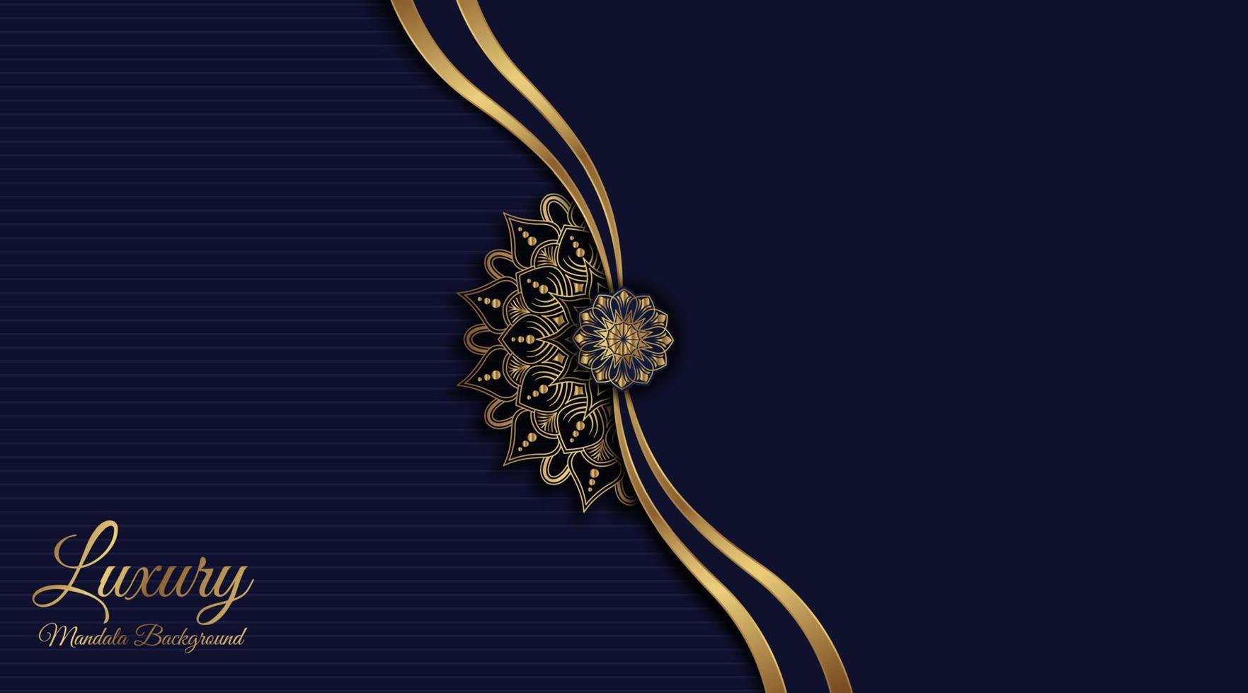 luxury ornamental mandala gold, vector design