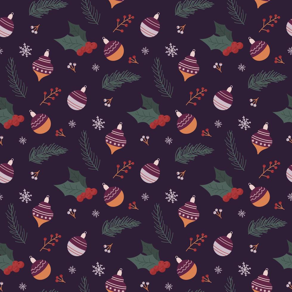 merry christmas pattern vector