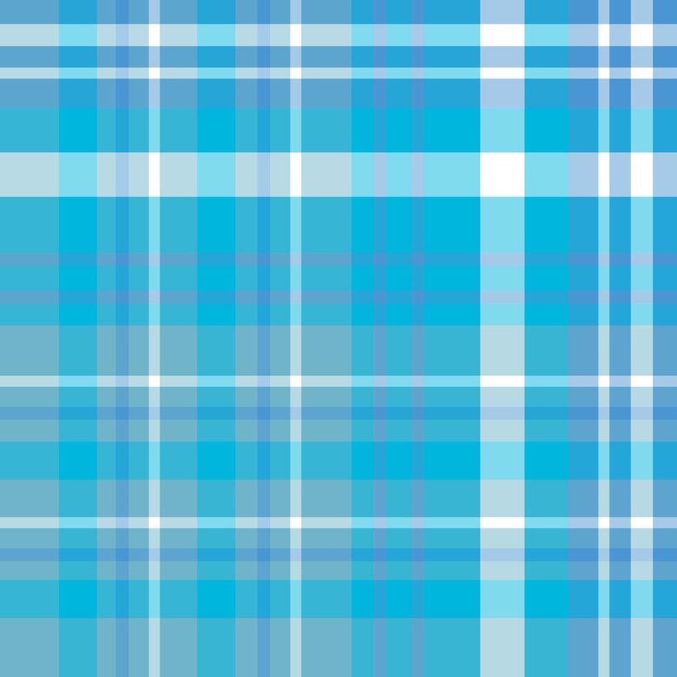 Seamless pattern in stylish blue and white colors for plaid, fabric, textile, clothes, tablecloth and other things. Vector image.