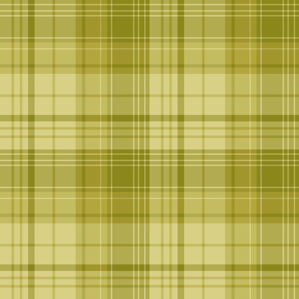 patrón impecable en simples colores amarillos de pantano para tela escocesa, tela, textil, ropa, mantel y otras cosas. imagen vectorial vector
