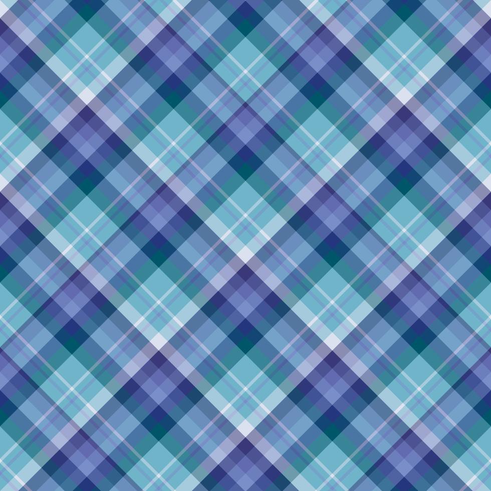 Seamless pattern in simple discreet water blue and violet colors for plaid, fabric, textile, clothes, tablecloth and other things. Vector image. 2