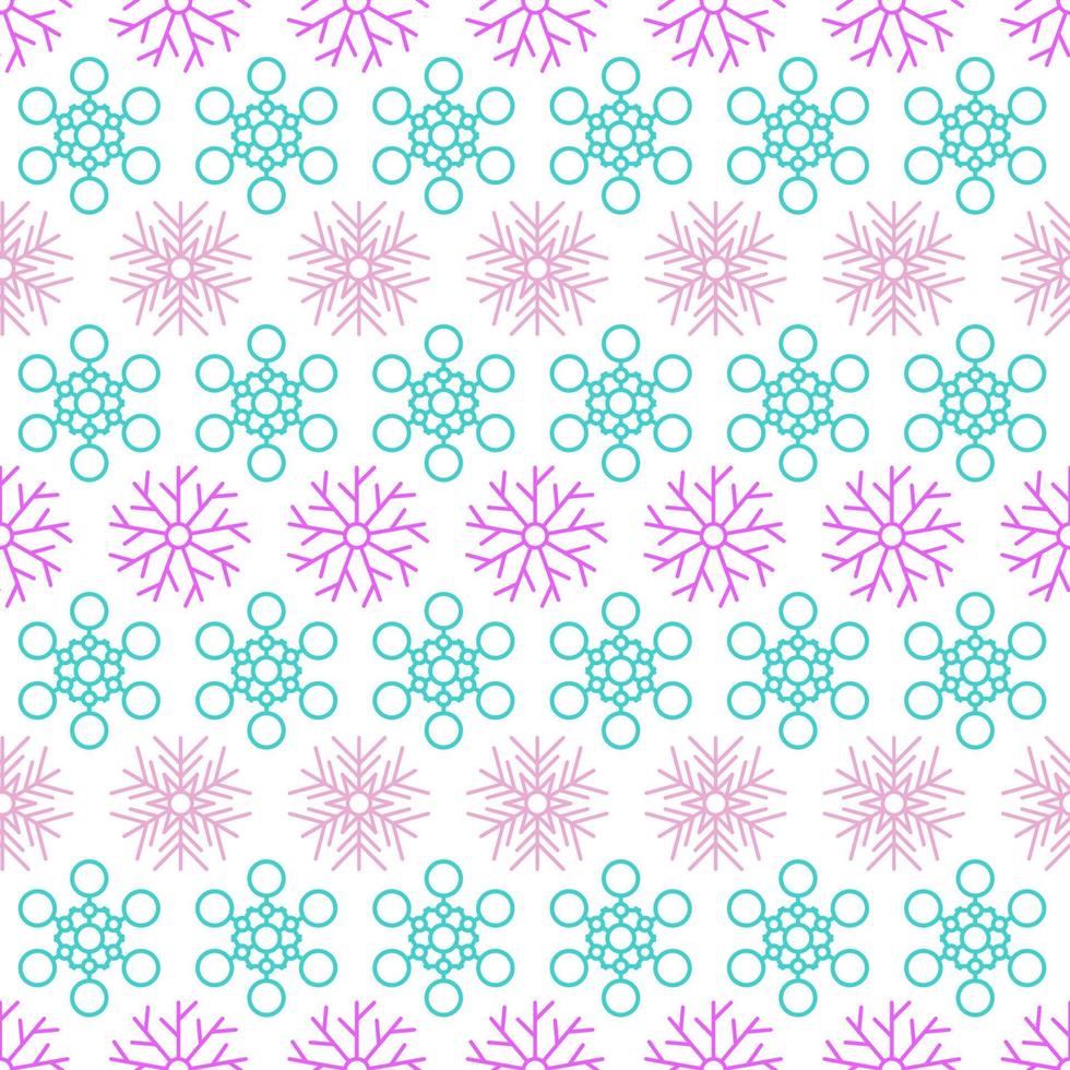 fondo transparente de los copos de nieve. elementos de decoración de navidad y año nuevo. ilustración vectorial vector