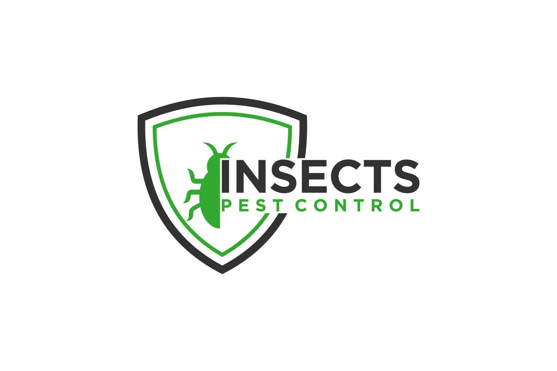 Pest control service icons with insects. 13899730 Vector Art at Vecteezy