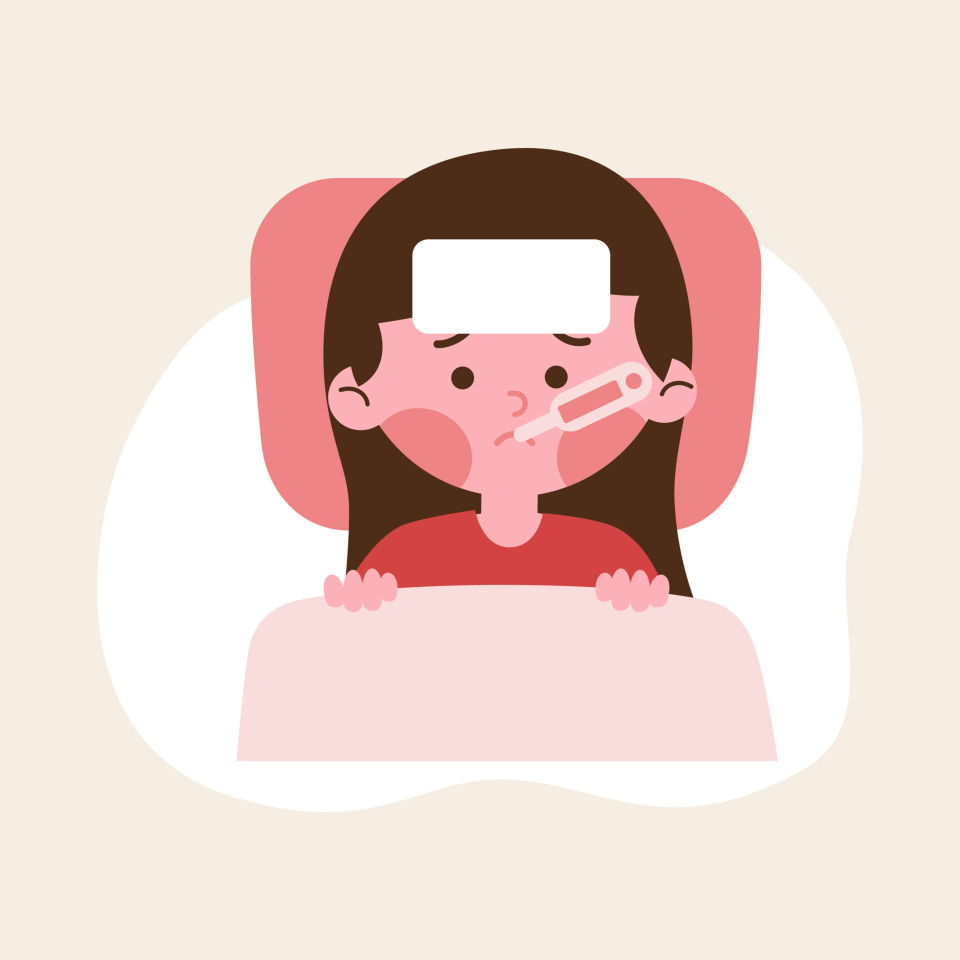 Girl Having Fever 13899844 Vector Art At Vecteezy girl-having-fever-13899844-vector-art-at-vecteezy