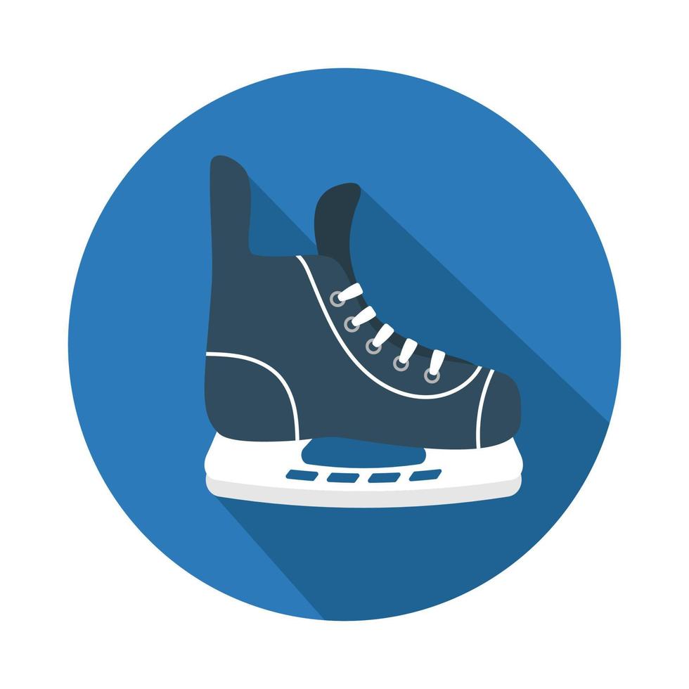 Icon Winter hockey skates. vector illustration