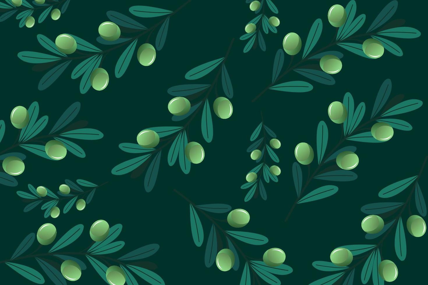 leaf pattern vector design summer illustration