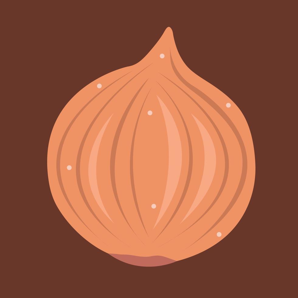 Sweet tasty onion vector illustration for graphic design and decorative element