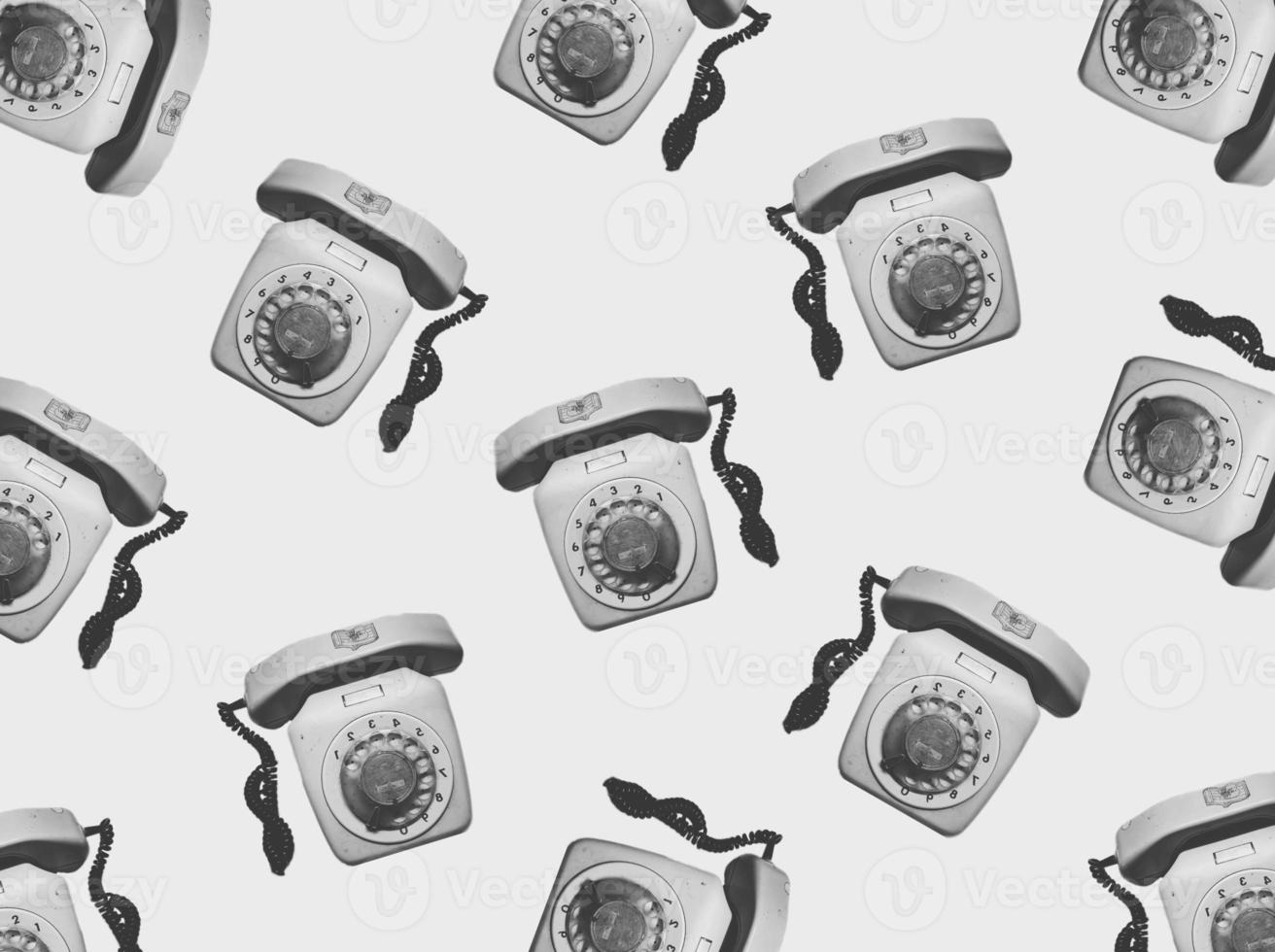 rotary phone background pattern photo