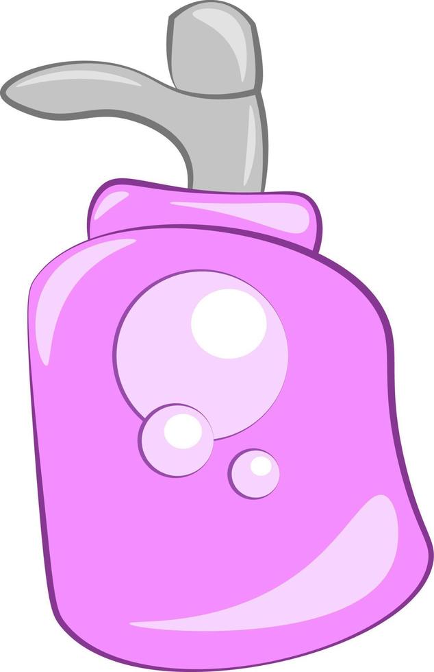 A liquid soap, vector or color illustration.