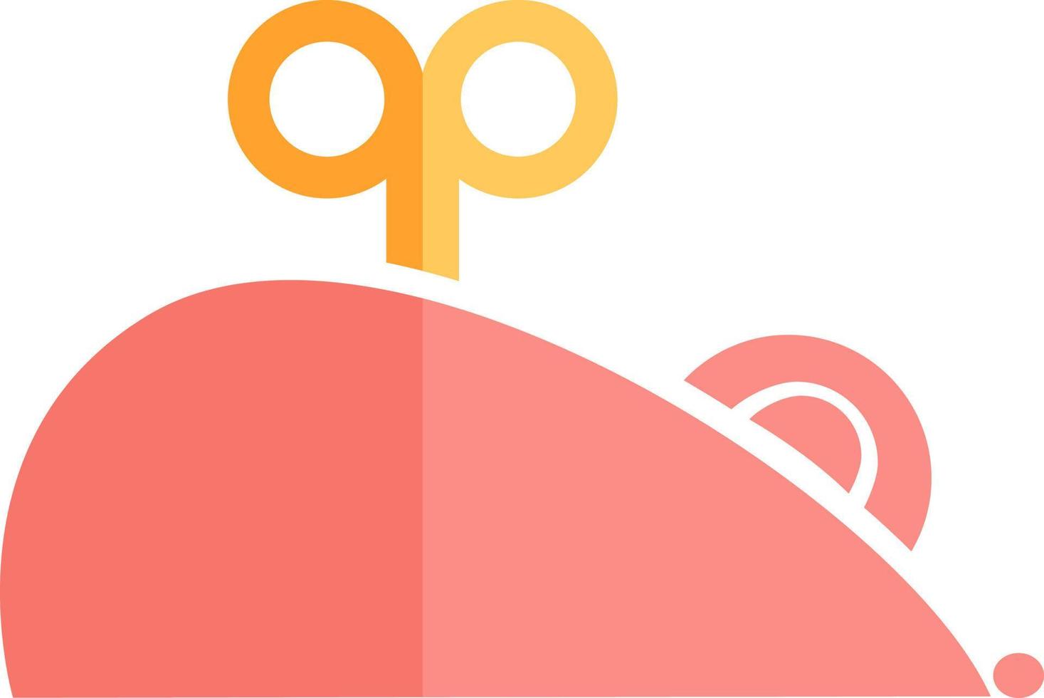 Pink key operated toy, illustration, vector on white background.