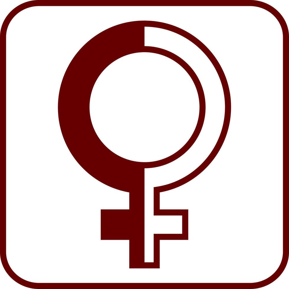 Female menstruation, illustration, vector on a white background.