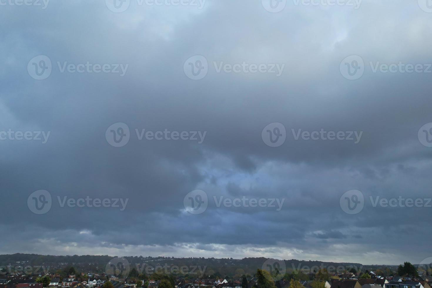 Most Beautiful Clouds moving over the British City of England photo