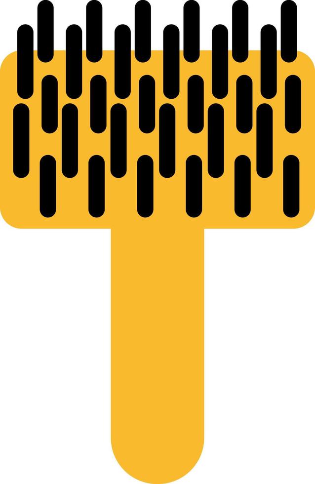 Pet brush, illustration, vector on a white background.