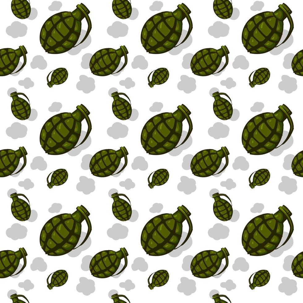 Grenade backgorund, illustration, vector on white background