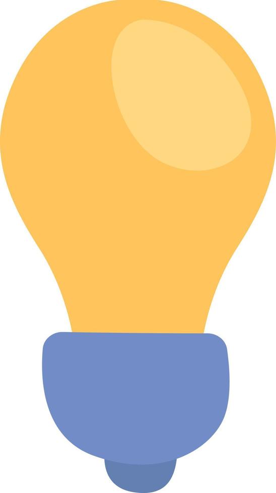 Lighting bulb, illustration, vector, on a white background. vector