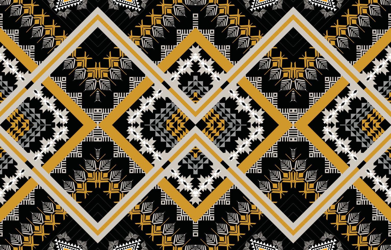 Geometric ethnic American, western, Aztec motif pattern style. seamless pattern design for fabric, curtain, background, sarong, wallpaper, clothing, wrapping, Batik, tile,interior.Vector illustration. vector