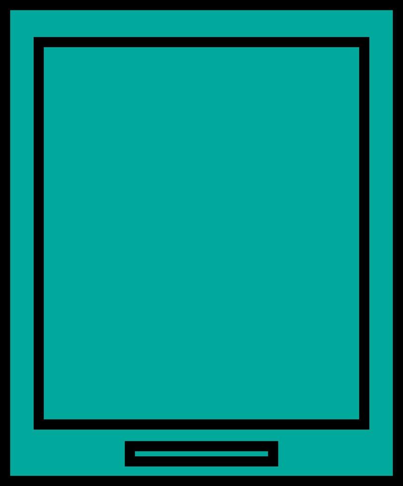 Technology device tablet, illustration, vector on a white background.