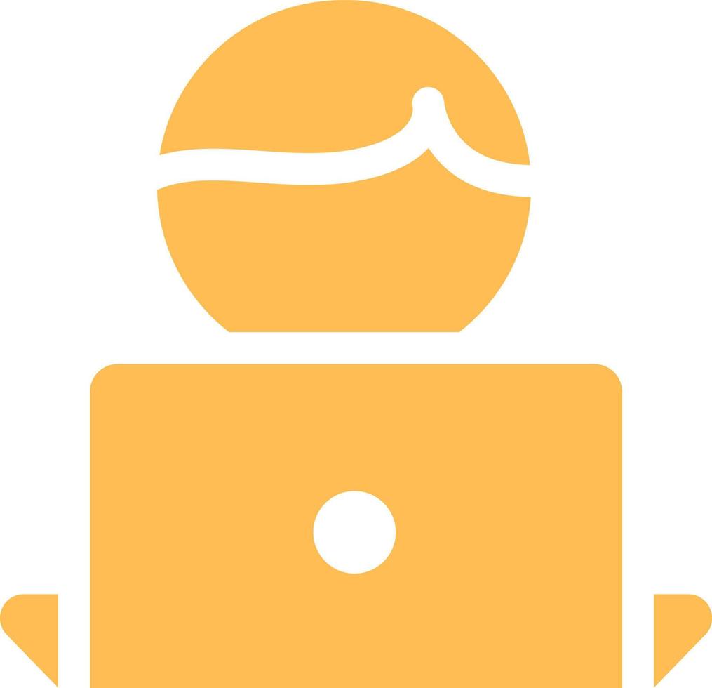 Administrator assistant, illustration, on a white background. vector